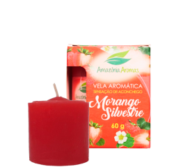 VELA PERFUMADA 60G MORANGO SILV. 936